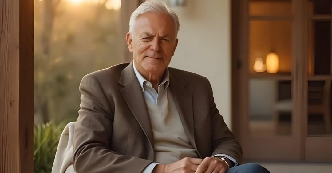 Edwin Shackelford, founder of Blackridge Structures of Cincinnati®, seated outdoors at sunset, representing Appalachian craftsmanship and leadership